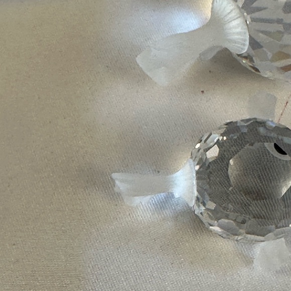 Swarovski Crystal Figurines Blowfish Retired- set of three . - Picture 6 of 16